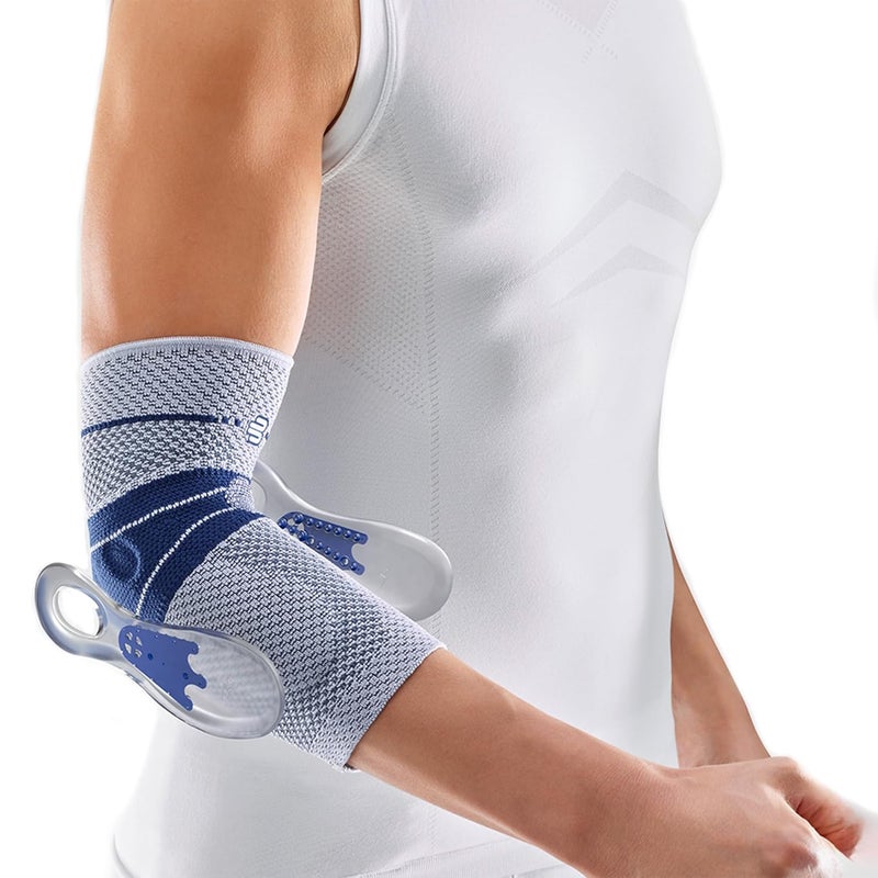 Bauerfeind - EpiTrain - Elbow Support - Targeted Compression for Chronic Elbow Pain - Size 0 - Color Black - Image 4