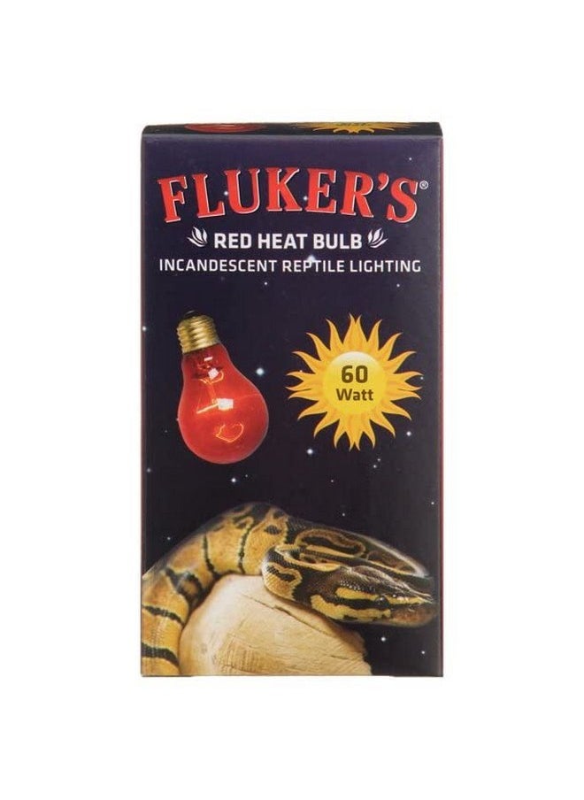 فلكرز (عبوة من 3 قطع) لمبات الحرارة الحمراء من Fluker للزواحف بقوة 60 واط  - Image 1