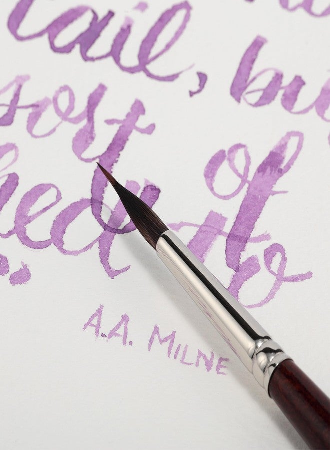 Creative Mark Mimik Reservoir Synthetic Kolinsky and Squirrel Liner Brushes - Wet Media Reservoir Brush for Paint, Acrylics, Watercolors Ideal for Artists, Calligraphers - Size #6 - Image 5