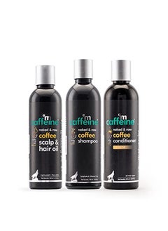 Coffee Hair Spa & Hair Fall Control Kit | Shampoo, Conditioner & Hair Oil | Redensyl & Pro-Vitamin B5 | Sulphate, Paraben & Mineral Oil Free | For Men & Women
