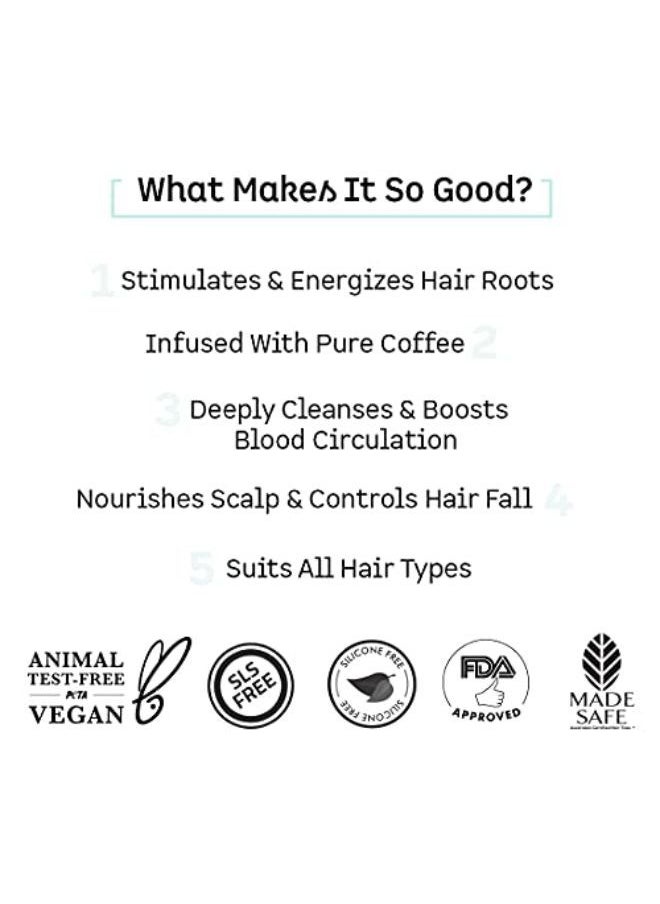 MCaffeine - Coffee Hair Spa & Hair Fall Control Kit | Shampoo, Conditioner & Hair Oil | Redensyl & Pro-Vitamin B5 | Sulphate, Paraben & Mineral Oil Free | For Men & Women - Image 1