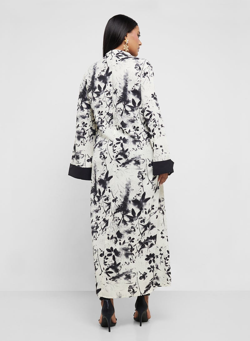 Khizana Plus Size Printed Jalabiya  - Image 2