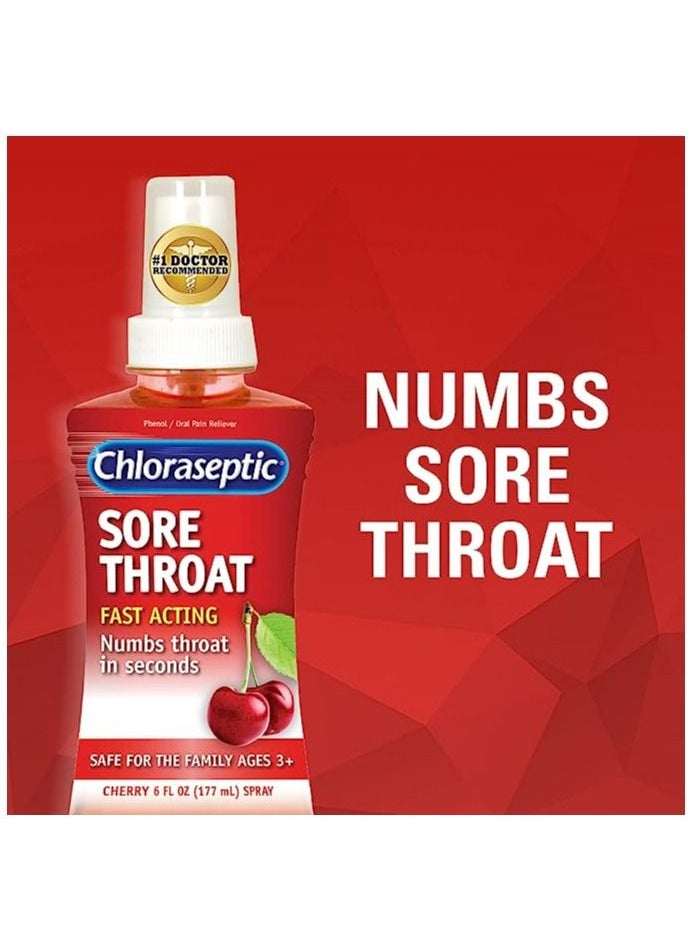 Chloraseptic Sore Throat Spray Cherry 6fl. oz  - Image 3