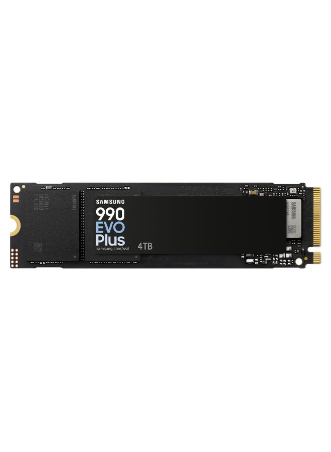 sam Samsung 990 EVO Plus SSD 4TB, PCIe Gen 4x4 | Gen 5x2 M.2, Speeds Up-to 7,250 MB/s, Upgrade Storage for PC/Laptops, HMB Technology and Intelligent Turbowrite 2.0, (MZ-V9S4T0B/AM) - Image 1