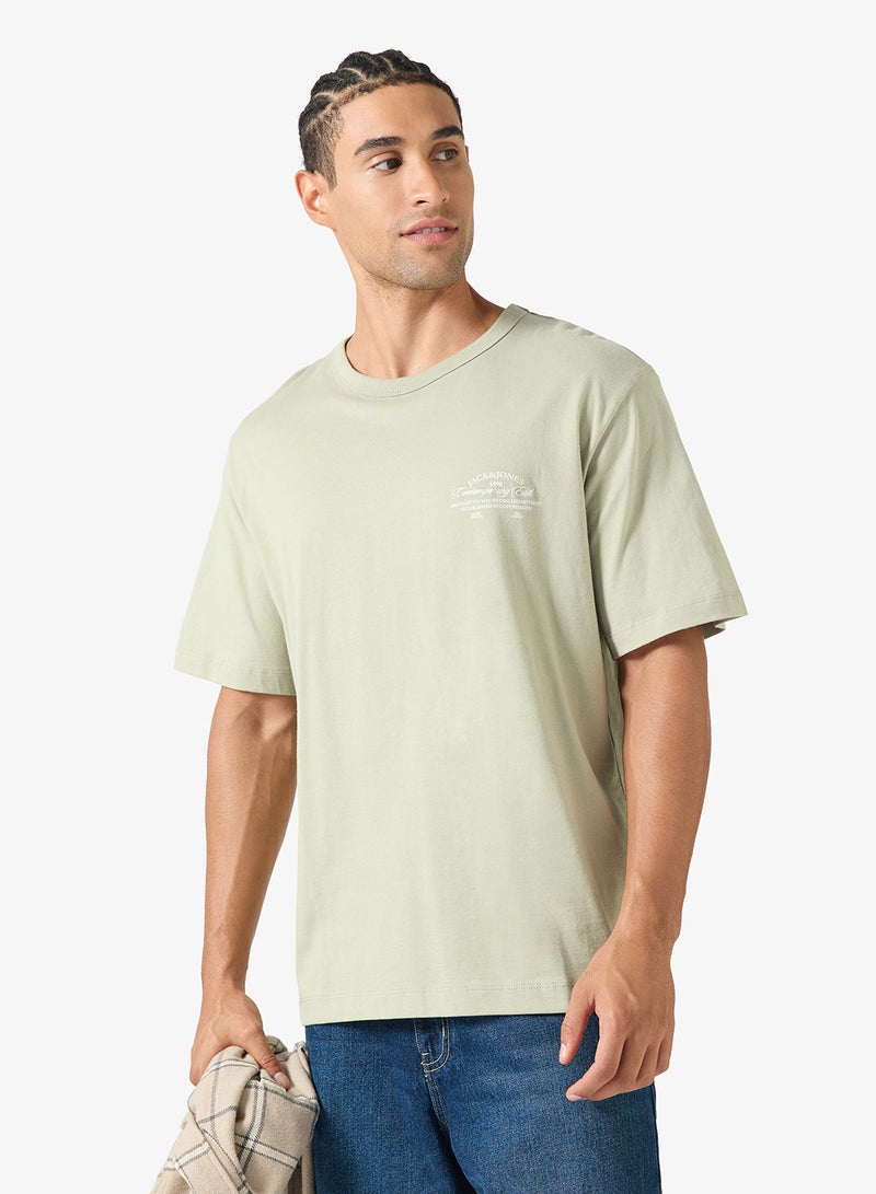 JACK & JONES Logo Crew Neck T-Shirt - Image 1