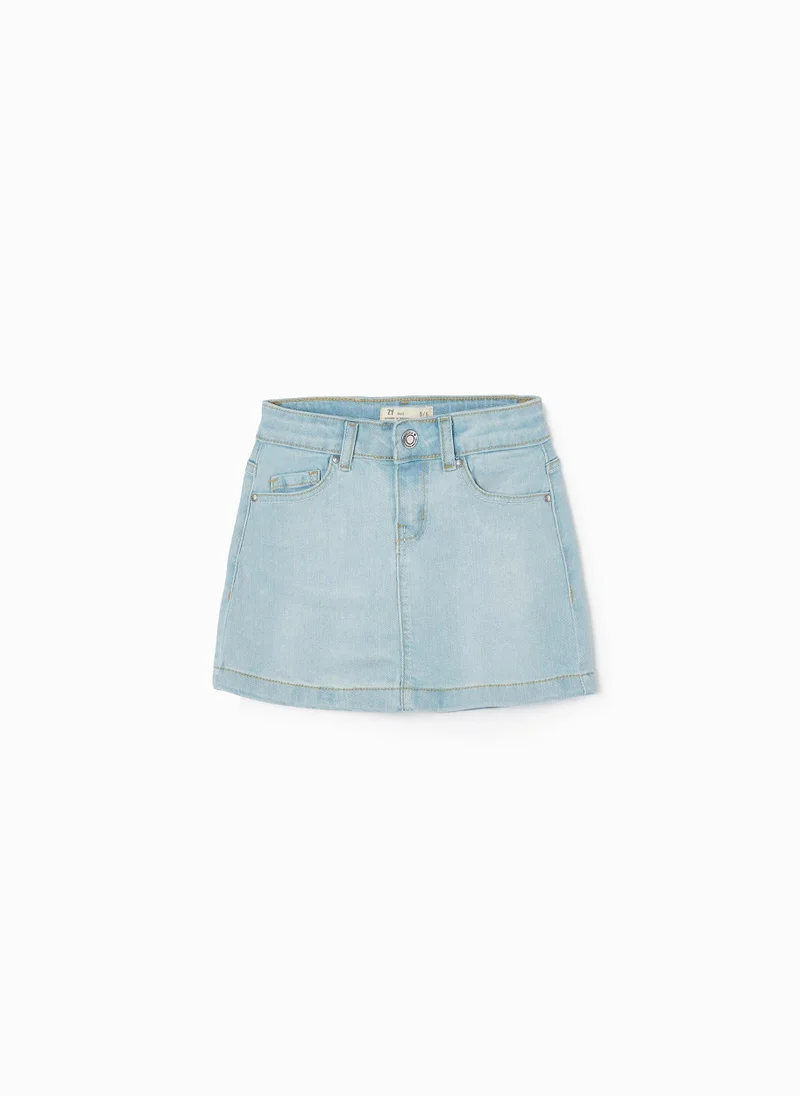 Zippy Zippy Cotton Denim Skirt For Girls