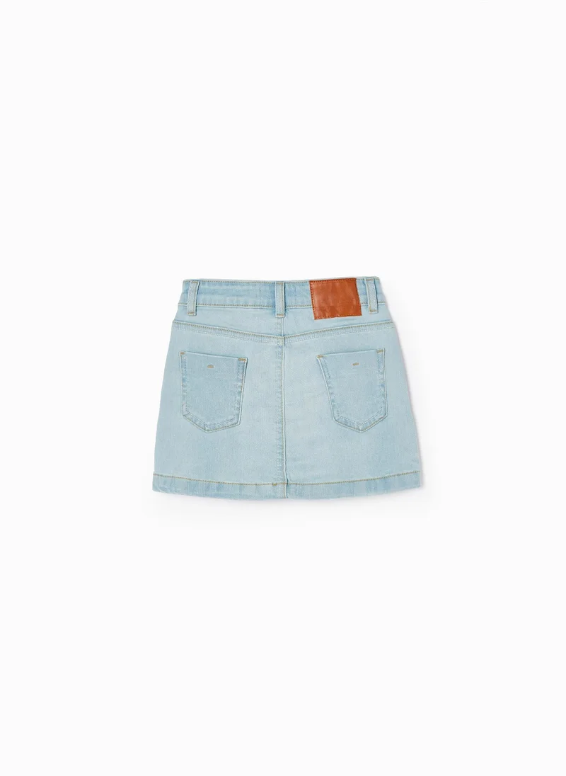 Zippy Zippy Cotton Denim Skirt For Girls