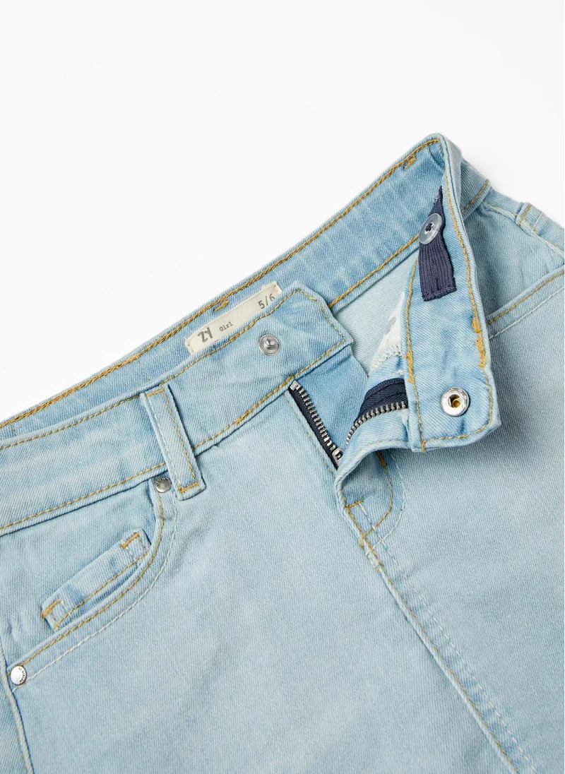 Zippy Zippy Cotton Denim Skirt For Girls
