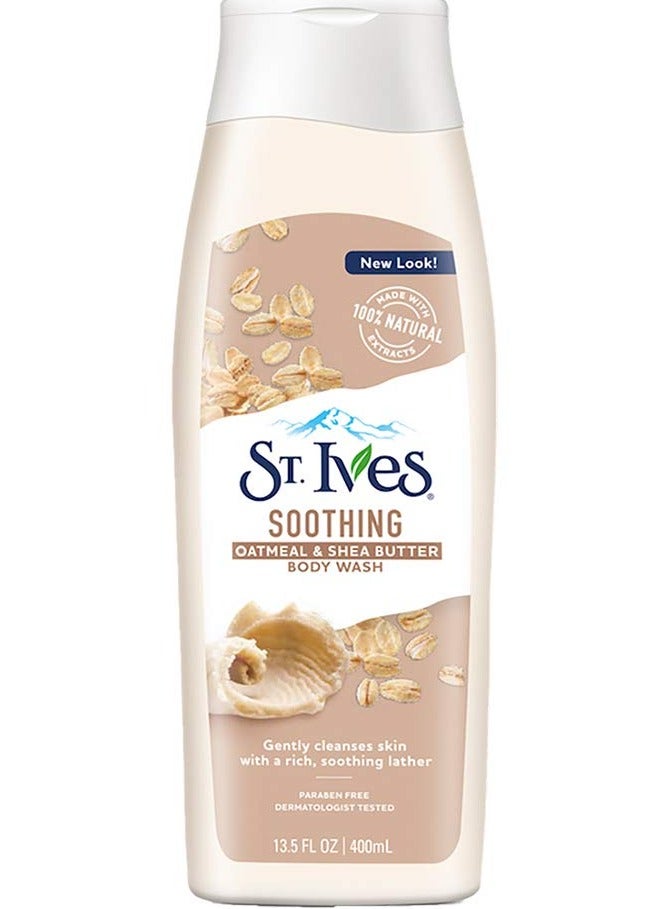 ستايفز غسول الجسم المهدئ من سانت آيفز بالشوفان وزبدة الشيا – 400 مل
