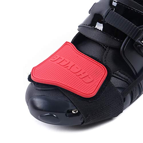 CHCYCLE Gear Shifter Accessories for Shoes Motorcycle Boots Protector (Red) - Image 1