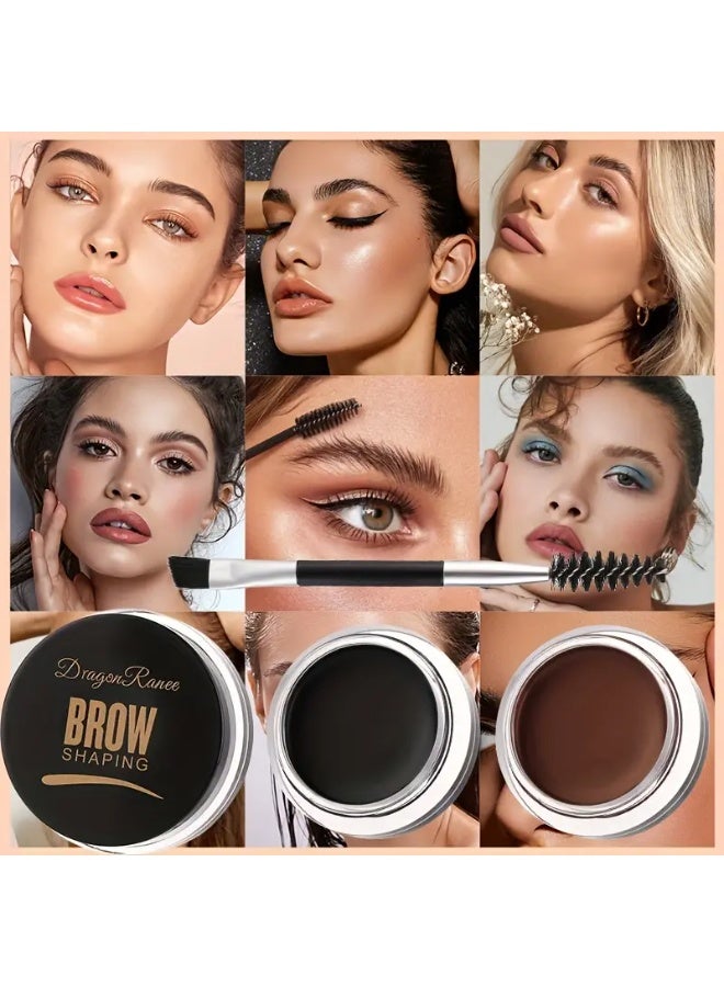 Dragon Ranee DragonRanee Brow Shaping Eyebrow Setting Gel - Long-Wearing, Waterproof, Sweat-Resistant Eyebrow Color Cream for All Skin Types, Natural Look, Easy Application, Non-Fading Eyebrow Gel - Image 2