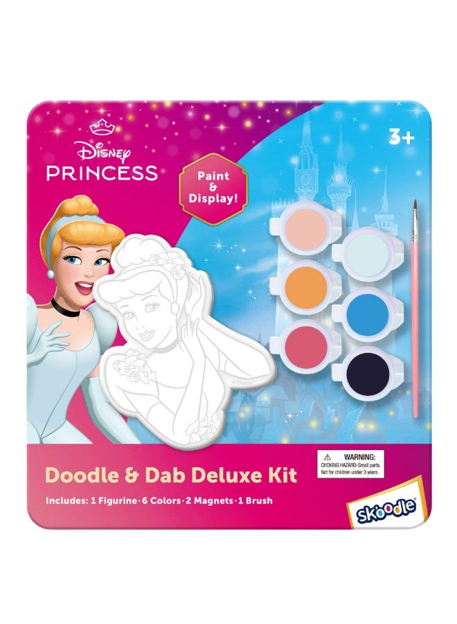 Disney Princess Cinderella Doodle & Dab Deluxe Kit | Paint & Display | Art & Craft Kit | Age 3+ - Image 3