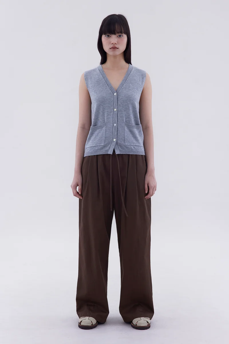 ذا اديتورز ماركت Cadley Mid-Rise Drawstring Pants