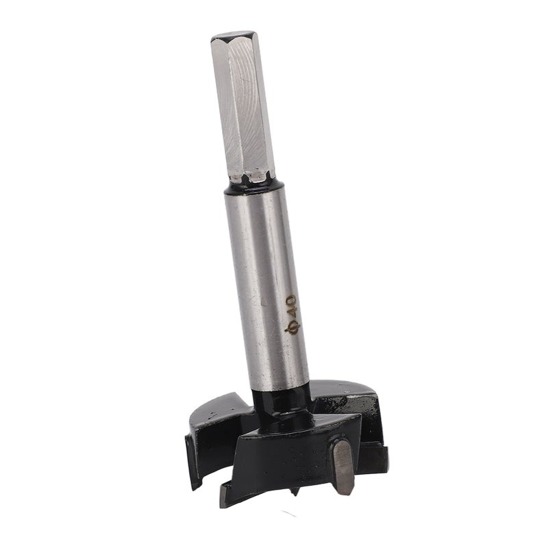 Forstner Drill Bit 3 Flute 40mm Cemented Carbide Hole Opener Bit for Woodworking - Image 2