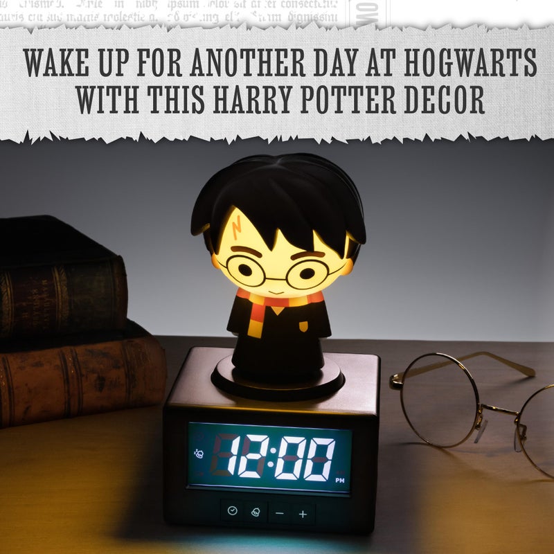 Paladone Harry Potter Digital Alarm Clock  Press Harry Potter For A Lamp Or Night Light  Bedside Table Room Decor  Officially Licensed Merchandise - Image 2