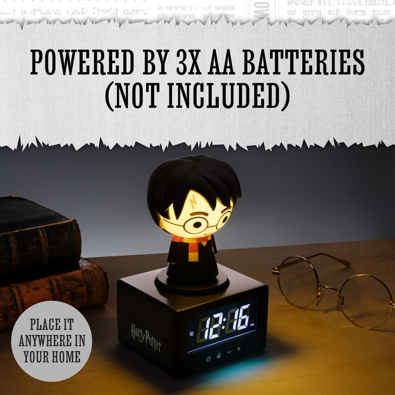 Paladone Harry Potter Digital Alarm Clock  Press Harry Potter For A Lamp Or Night Light  Bedside Table Room Decor  Officially Licensed Merchandise - Image 5