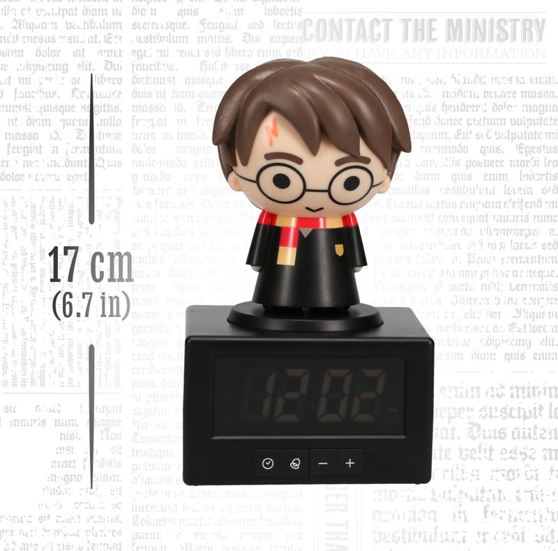 Paladone Harry Potter Digital Alarm Clock  Press Harry Potter For A Lamp Or Night Light  Bedside Table Room Decor  Officially Licensed Merchandise - Image 4