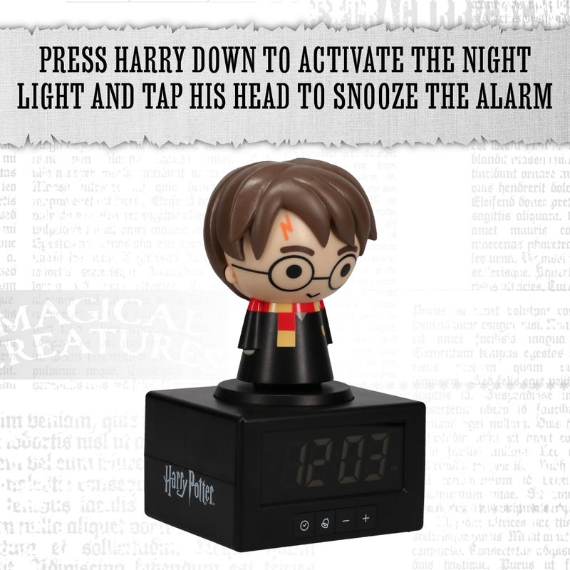 Paladone Harry Potter Digital Alarm Clock  Press Harry Potter For A Lamp Or Night Light  Bedside Table Room Decor  Officially Licensed Merchandise - Image 3