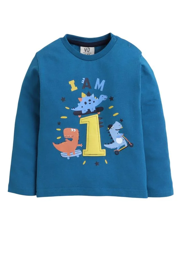 victor and jane Boys 3-Piece Zip-Up Jacket, T-Shirt And Joggers Set