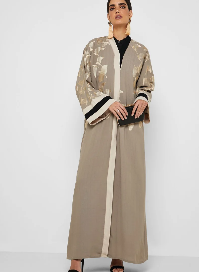 hayas closet Embroidered Abaya