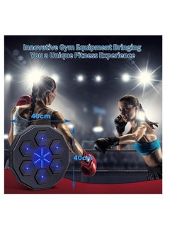 LIVVY Music Boxing Machine for Adults Kids, Smart Bluetooth Punching Trainer with Boxing Gloves, Boxing Wall Mount Machine with LED, Boxing Target Workout Equipment for Home, Office, Gym  - Image 2