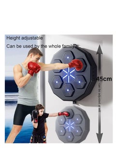 LIVVY Music Boxing Machine for Adults Kids, Smart Bluetooth Punching Trainer with Boxing Gloves, Boxing Wall Mount Machine with LED, Boxing Target Workout Equipment for Home, Office, Gym  - Image 4