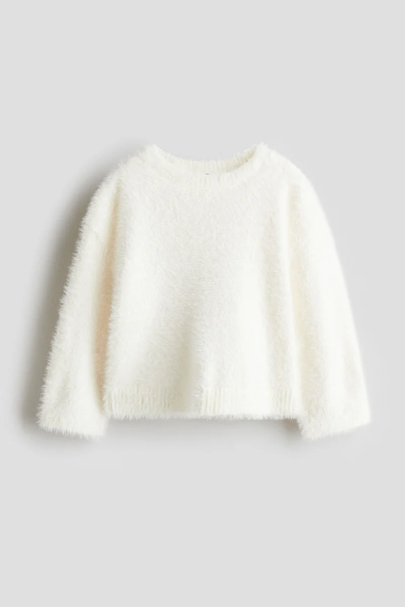 H&M Brushed fine-knit jumper