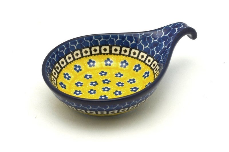 Polish Pottery SpoonLadle Rest Sunburst