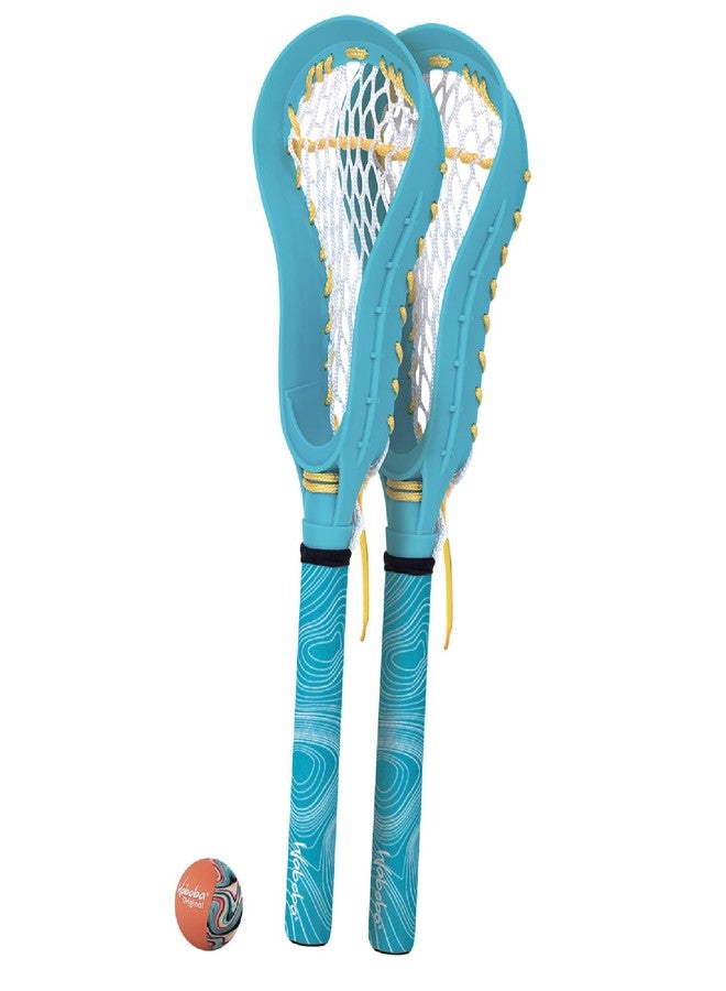 Waboba Mini Water Lacrosse Set Fun for Beach Games & Pool Games - Comes with a Original Water Bouncing Ball - Compact Size for Travel - Image 1