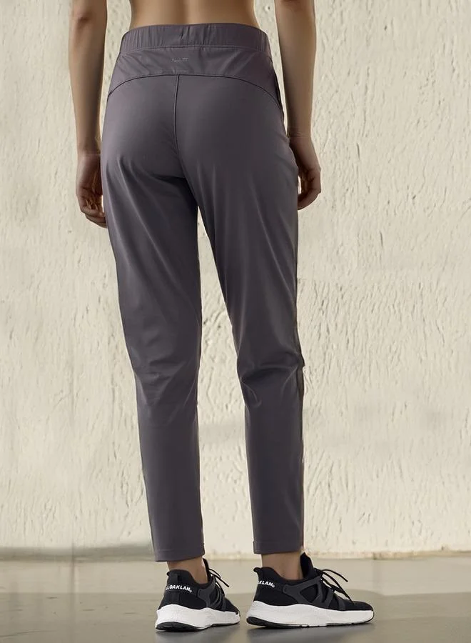 ADOT by Splash Track Pants with Pockets and Elasticated Waistband