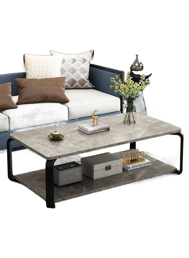 DubaiGallery Metal bedside coffee table round end side table desk nordic marble glass home sofa tables light luxury living room side table - Image 1