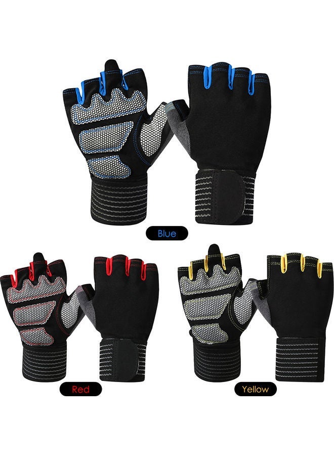 نيبمينينت Short Full Wrist Protection Half Finger Gloves 22x1x12cm - Image 5