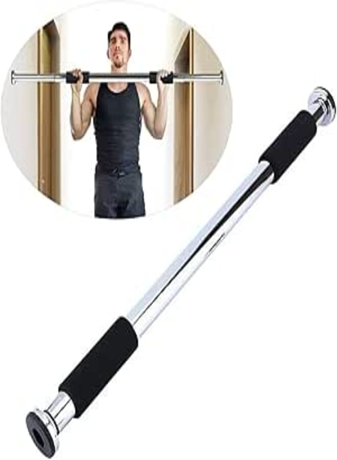AGD Doorway Lift Bar Home Fitness Strength Training Adjustable Length 60-100cm