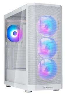 SilverStone ATX Mid-Tower Chassis with Dual Radiator Support and Captivating ARGB Lighting, FARA514  - Image 1