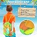 HUITEM Beach Sand Toys for Kids 29PCS Sandbox Toys with 2 Collapsible Bucket Sand 2 Dump Truck Dinosaur Molds Castle Building Kit Shovel SieveFlagsMesh Bag Travel Beach Toys for Toddler 310 - Image 2