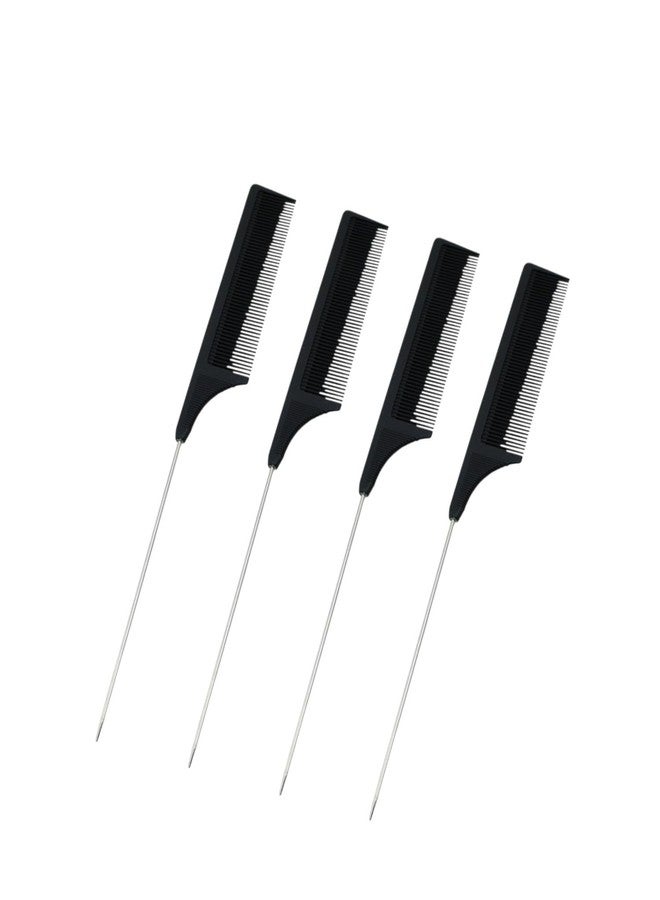 Bigwheels Set Of 4 Hair Cutting Carbon Fiber Antistatic (Model No 6900) Barber Comb - Image 2