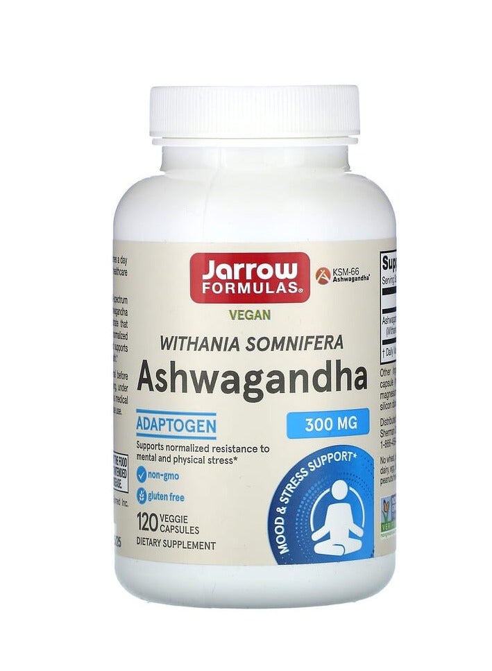 جارو فورملاز أشواغاندا، 300 ملغ، 120 كبسولة نباتية