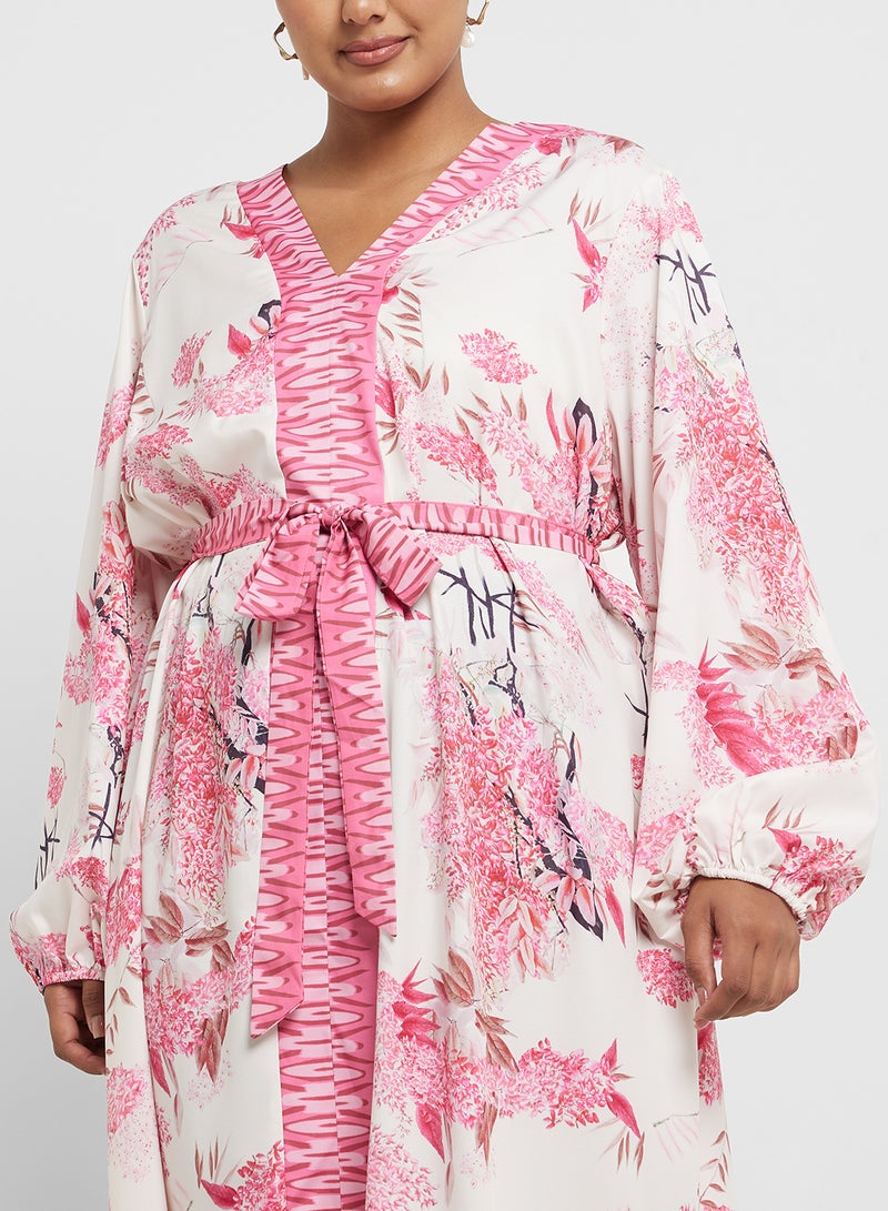Ella Plus Floral Print Maxi Dress - Image 3