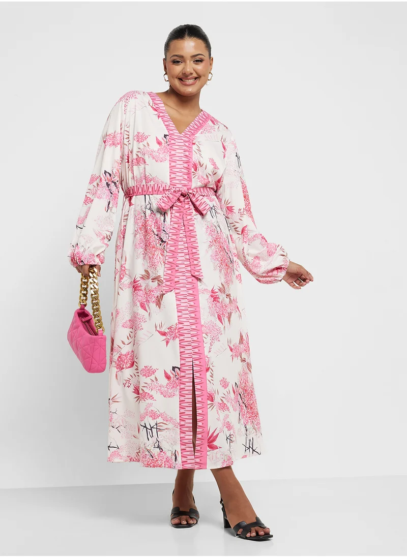 ايلا بلس Floral Print Dress