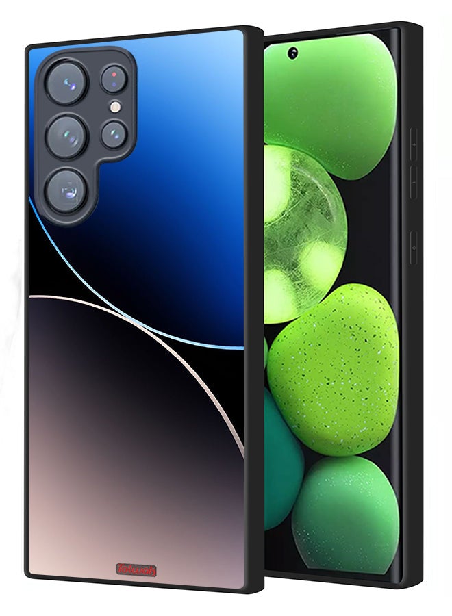 Tolwak Samsung Galaxy S22 Ultra 5G Protective Case Cover Curve Lines Pattern - Image 1