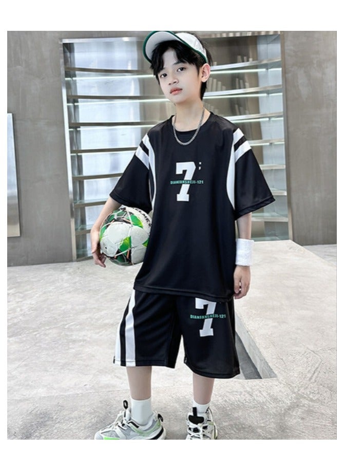 KUYING New Children's Basketball Suit Set  - Image 1