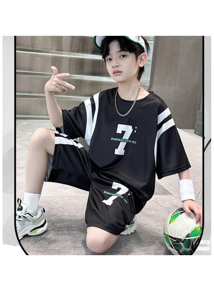 KUYING New Children's Basketball Suit Set  - Image 2