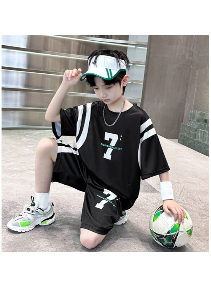 KUYING New Children's Basketball Suit Set  - Image 4