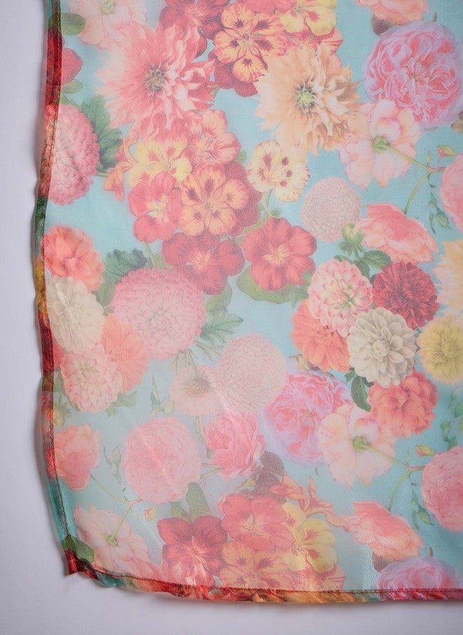 InWeave طقم كورتا على شكل حرف V مع دوباتا للنساء - Image 4