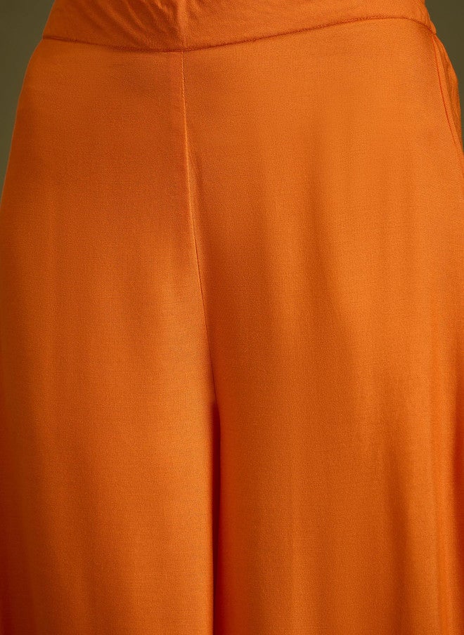 InWeave طقم كورتا على شكل حرف V مع دوباتا للنساء - Image 3