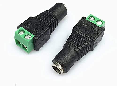 REES52 REES52 10Pair Male Female 5.5 X 2.1mm DC Power Plug CCTV 12V Power Terminal Connector - Image 3