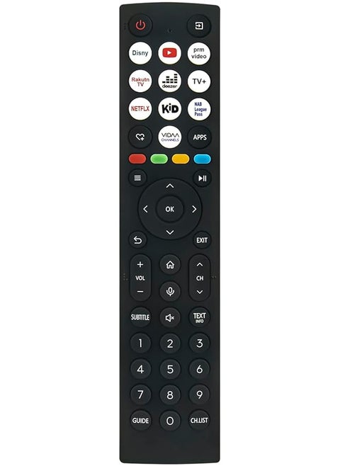 Erf2Aa36 Voice Replaced Remote Control Fit For Hisense Smart Tv 50A7N 43A7N 55A7N 65A7N 75A7N Sub Remote Control : Erf2Aa36H