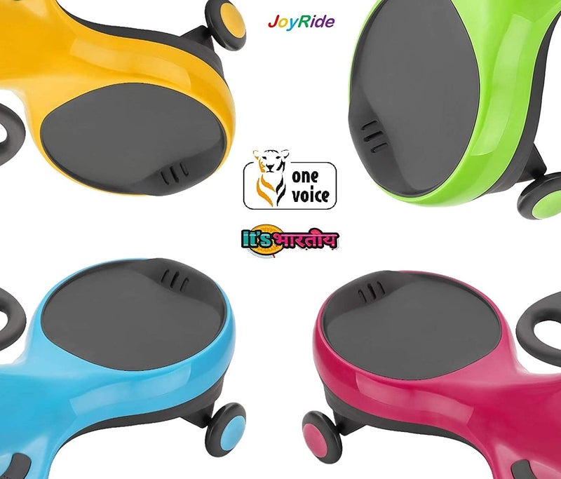 JoyRide Girls & Boys Swing Wiggle Car Ride On Twist & Go Scooter Car Scratch Free 2 Year Plus 100 Kgs Weight Capacity(1-12 Year Old, Sky Blue) (Green), Baby - Image 2