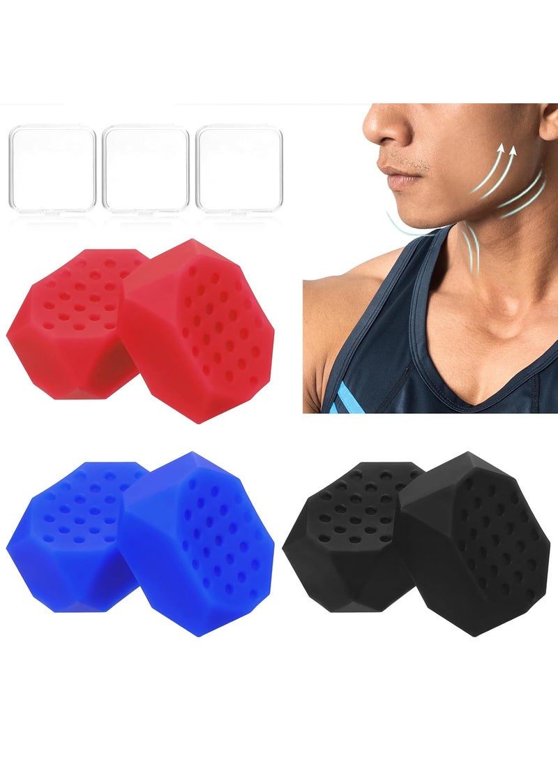YASUOA YASUOA Mewing Jaw Exerciser for Men Women6 Pcs Sports Jawline Exerciser Silicone Jaw Trainer Face Exerciser Jaw Toner Mewing Jaw Chisel Exerciser 6  - Image 1