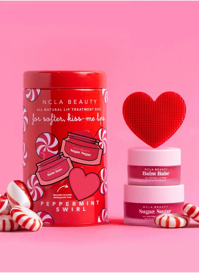 إن سي إل إيه Peppermint Swirl Lip Treatment Set